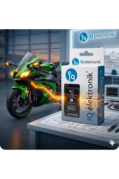 iq elektronik STM Mini Sinyal Tersleyici Modül Motosikletlere Özel Sinyal Sto...