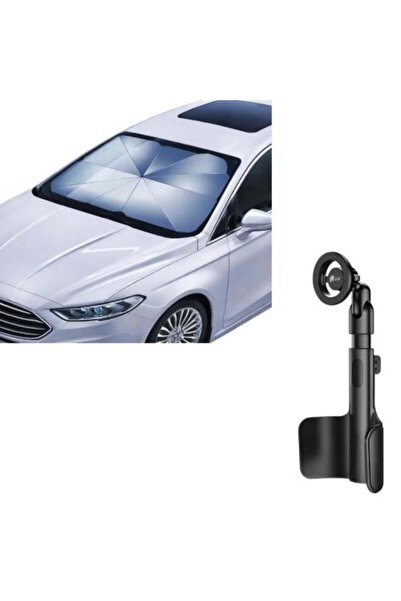 Generic Car Package - Phone Holder integrated with Cup Holder + Car Sun Shade