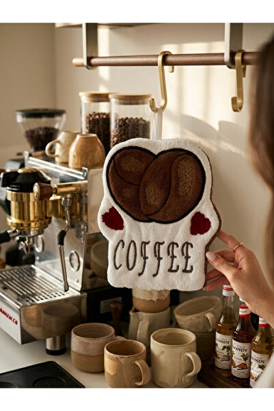 Emsay Store Coffee Tasarımlı Mutfak Havlusu – Şık, Kullanışlı ve Dekoratif As...