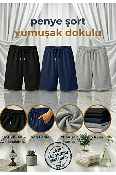 NETTENSTORE Set of 3 Comfortable Shorts That Won'T Make You Sweat