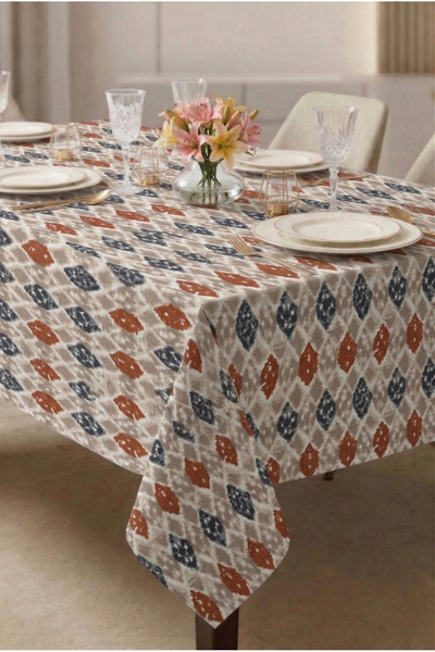 Soft Kare Duck Fabric Liquid-Proof Tablecloth– Stain Resistant ,Erasable,Deco...
