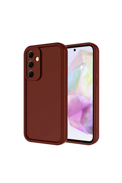 OEM Samsung galaxy a36 case viera silicone - burgundy