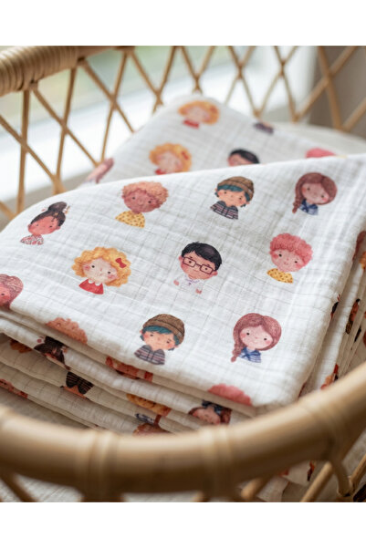 Zezig Happy Rascals Muslin Blanket