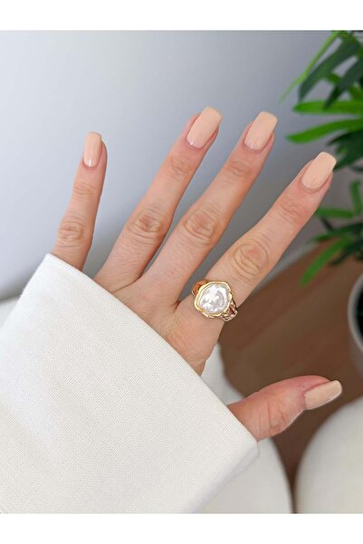Venus Design Çelik İncili Yüzük (Ayarlanabilirdir)