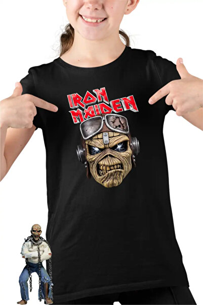 OEM Tricou Copii Fete Iron Maiden Biker Heavy Metal