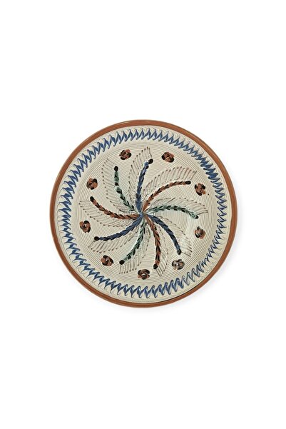 CERAMICA DE HOREZU Farfurie Tradițională Model 2427 D1C3 Multicoloră M5 27cm