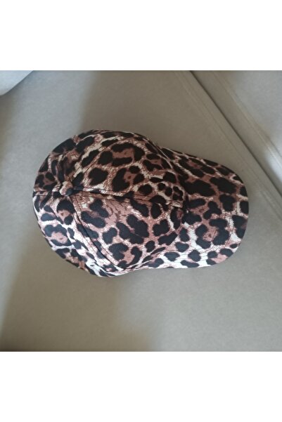 aseh shop Leopar Desenli Şapka