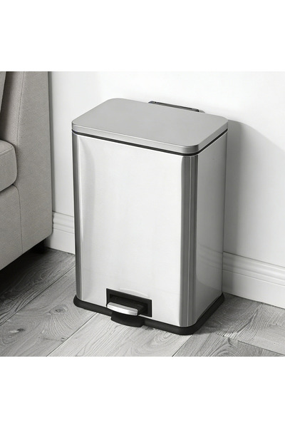 Home Box Oliver Stainless Steel Rectangular Pedal Bin - 17 L
