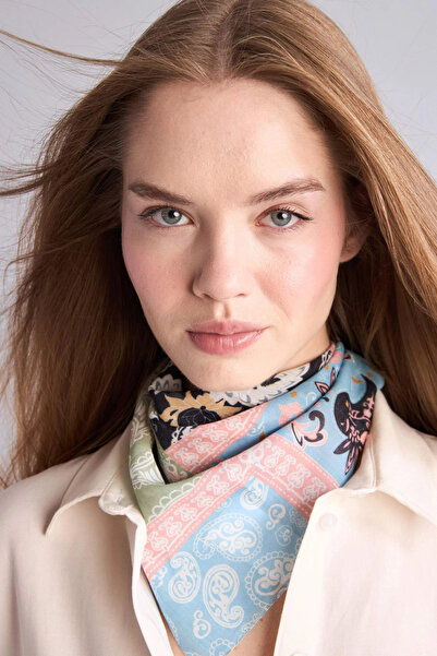 DeFacto A0671Axkr1 Multicolored Women's Satin Scarf
