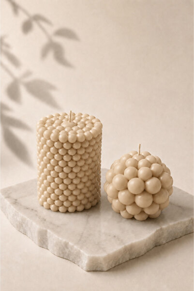 Atelier Lumira Bubble Form - 2'li Dekoratif Mum