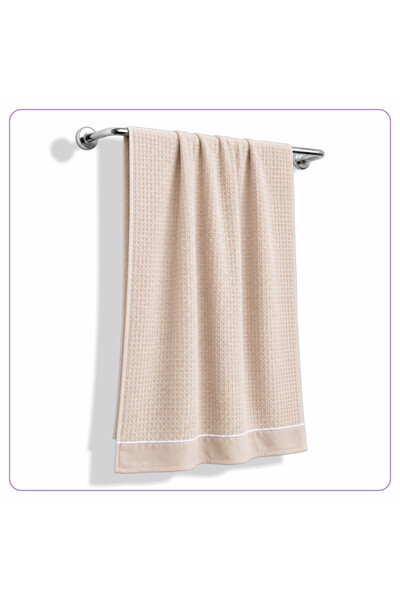 Donetella 1 Pcs Bath Towel 70x140 cm – 310 GSM Waffle Microfiber, Soft, Absor...