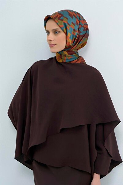 Armine Nostalgia Series Twill Silk Scarf Mixed Pattern 82-Multicolor