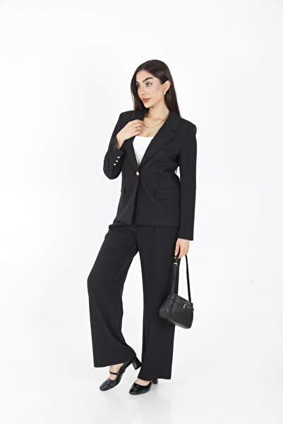sdf line Kolları düğme detaylı Premium kalite Atlas kumaş Kısa Blazer Ceket A...