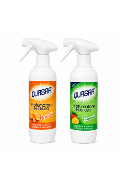 Quasar Set de spray-uri parfumate multifuncționale Oriental + Tropical, pentr...