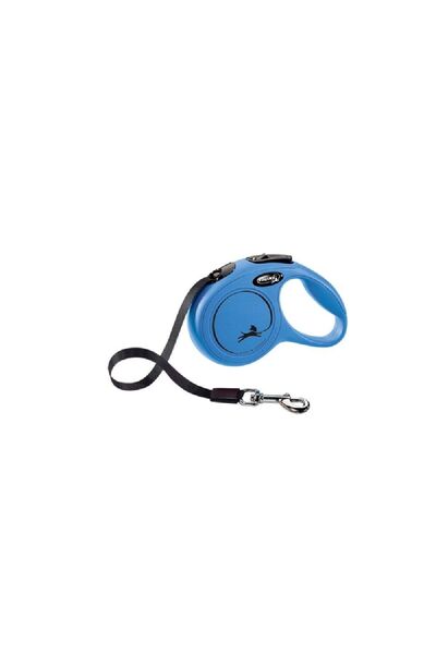 Flexi Classic Αυξομειούμενος Οδηγός Ιμάντας 5m έως 25kg Μπλε Medium