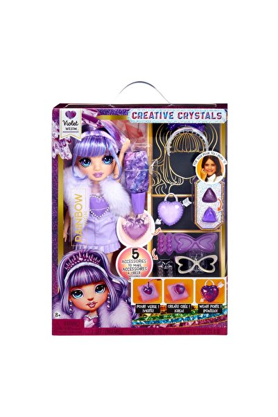Rainbow High Papusa Rainbow High, Creative Crystals, Violet Willow, 121404EUC