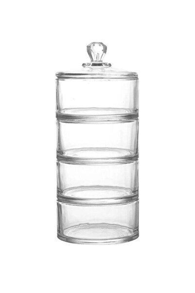 Güzel Guzel 4-Piece Premium Glass Candy Bowl 24.9CM Clear