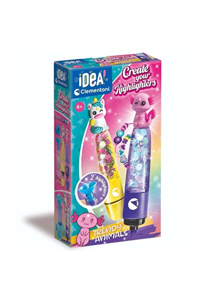 CLEMENTONI Idea creative set, Marker with decorations, Trendy Animal
