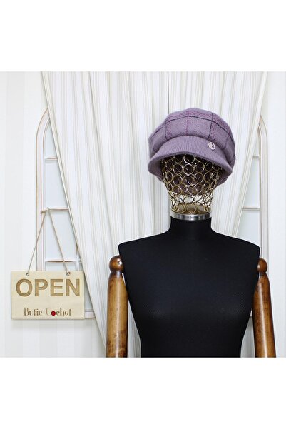 ButicCochet Pălărie de damă, ButicCochet, angora, mărime unică, model liniar,...