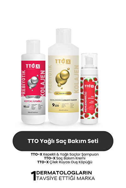 TTO Yağlı Saç Bakım Seti