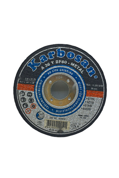 Go İthalat Avuç Taşlama Metal Kesici Disk 115x3.0x22 Demir Çelik İnox Kesme T...