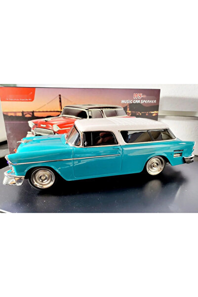 Go İthalat Klasik Araba Bluetooth Hoparlör Chevrolet Belair Nostaljik Masaüst...