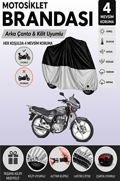 Cemku Double Black Top - Gray Bottom, Rear Bag Compatible Kanuni Windys 150 L...