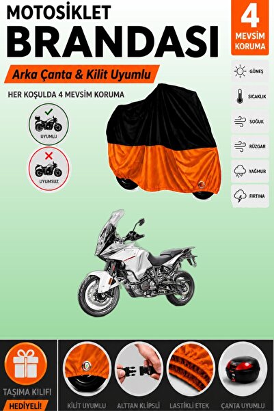 Cemku Double الجزء العلوي أسود - الجزء السفلي برتقالي، حقيبة خلفية متوافقة مع...