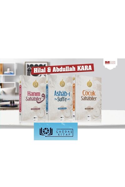 Çağdaş Kitap Hanım Sahabeler-çocuk Sahabeler-ashabi Suffa-3lü Set Hilal -abdu...