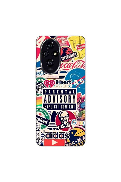 OEM Husa compatibila cu Honor 200 Silicon Gel Tpu Model Pop Art Brands