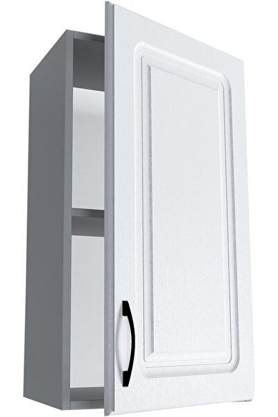 Sani Kvadric Upper Kitchen Cabinet 30x72 cm White MDF