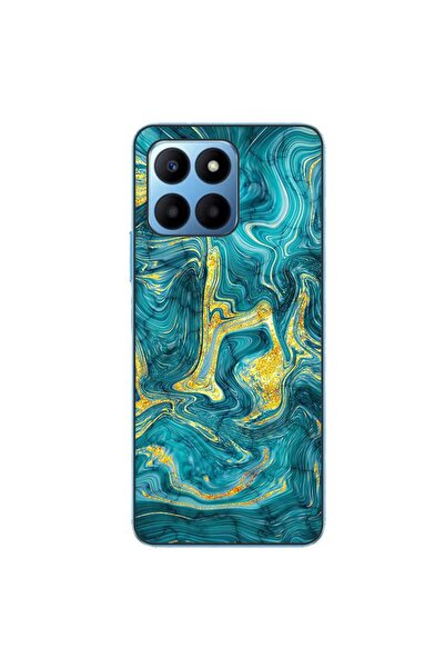 OEM Husa compatibila cu Honor 70 Lite Silicon Gel Tpu Model Abstract Gemstone...