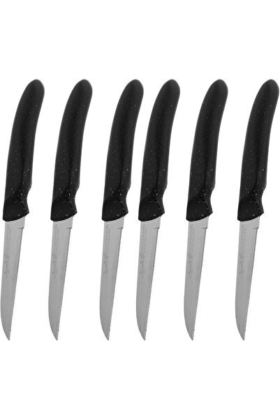 ALSAIF 6-Piece Stainless Steel Knife Set with Comfortable Handles, Lightweigh...