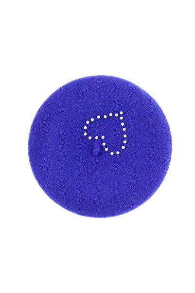ButicCochet Beretă de damă, lână, Buticcochet, model cu perle, mărime unică, ...
