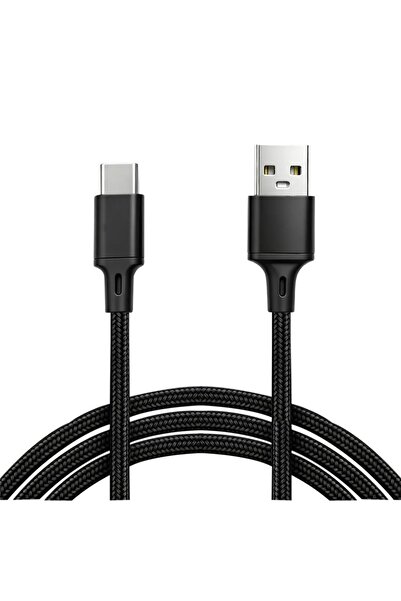 Genel Markalar Cu252 Type-C To Usb 3 Metre 15W (5V-3A) Örgülü Şarj Kablosu