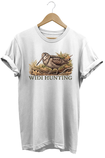 WİDİ Chukrak Bird Printed Crew Neck Cotton Outdoor and Camping T-Shirt