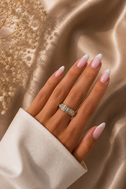 Jack Ferrero Adjustable Zircon Stone Women's Steel Ring