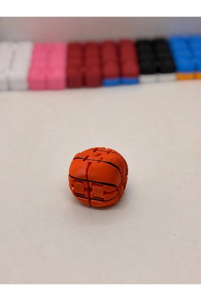 sağlıkçı shopping trend aksesuar Basketball Bulk Orange Infinity Cupe Stress Cube Unlimited Foldable Moving Cube Double Color