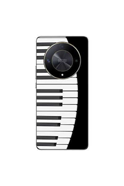OEM Θήκη συμβατή με Honor Magic6 Lite από σιλικόνη gel TPU με σχέδιο πλήκτρων...