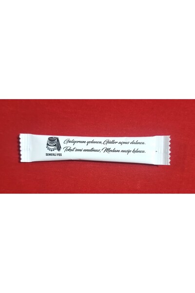 Self stick şeker. Yöresel Manilerimiz serisi. Net:3 Kg. ( 3 gr.e x 1000 Adet.e.)