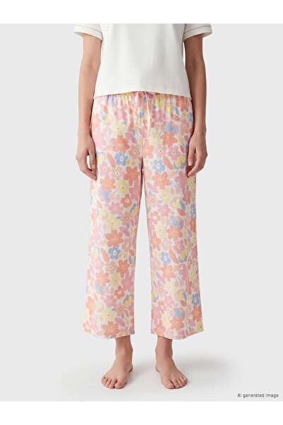 LC Waikiki Floral Women's Capri Pajama Bottoms