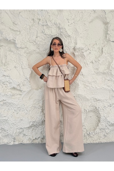 NEW STATION Remoda Strappy Elastic Muslin Set