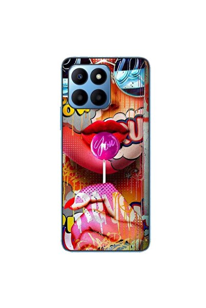 OEM Case compatible with Honor X6 Silicone Gel Tpu Pop Art Lolipop Pattern