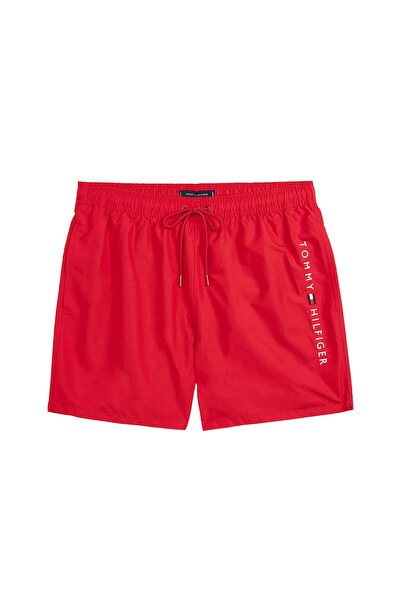 Tommy Hilfiger Ανδρικό Πρωτότυπο Μαγιό Σορτς με Κορδόνι Μεσαίου Μήκους L