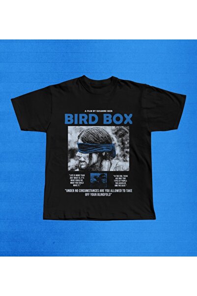 Grafftee Clothing Tricou oversize unisex cu imprimeu Bird Box