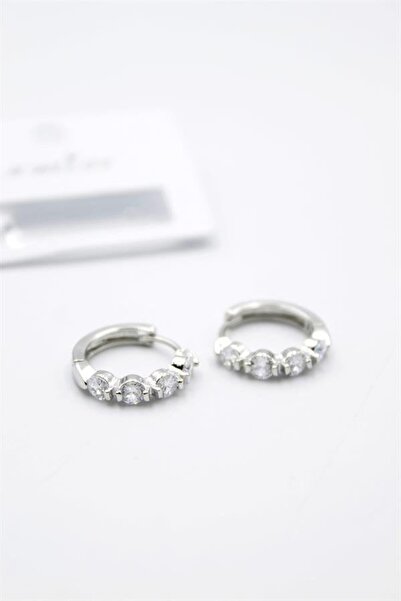 atastore2017 Jewelled Earrings - Silver