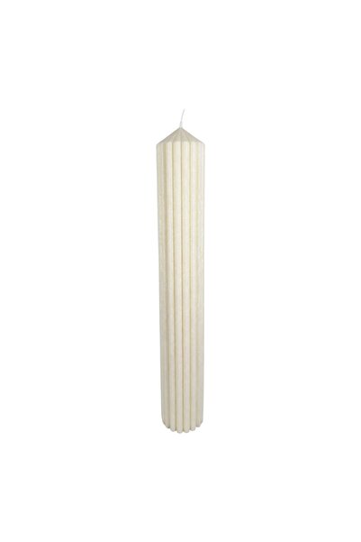 AFO Lumanare Premium Star Frozen 6cm x 40cm Alb