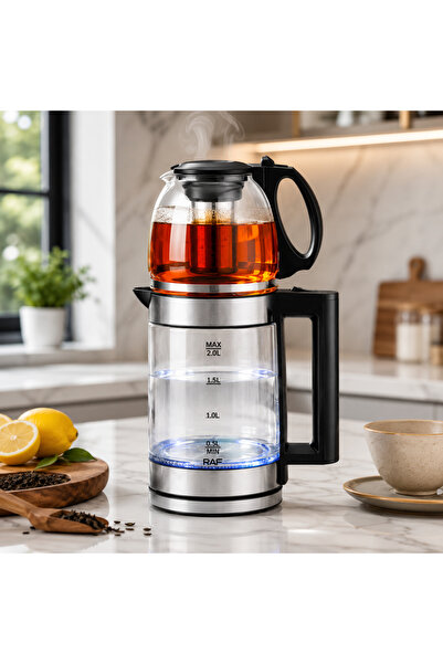 EMATTEIRO Electric Kettle and Kettle Set, Capacity 2.2 Liters and 0.8 Liters,...
