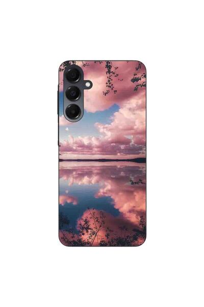 OEM Husa compatibila cu Samsung Galaxy A16 Silicon Gel Tpu Model Pink Clouds