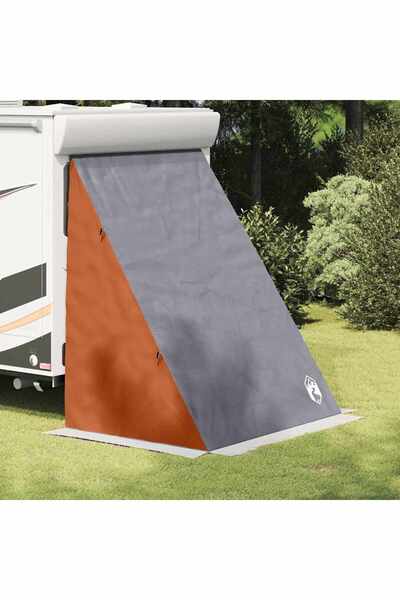 vidaxl Cort pentru hayon Gri si Portocalie 190 x 150 x 185 cm tafta